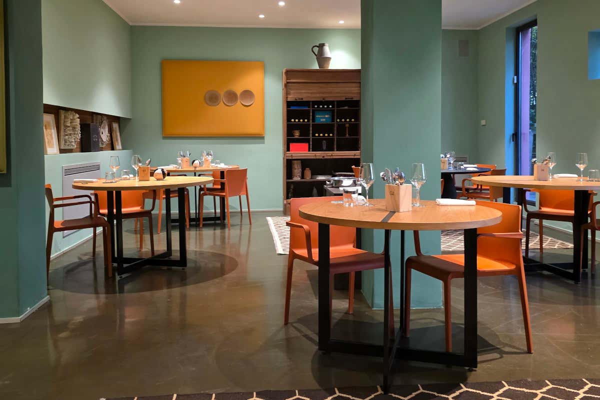 La sala del ristorante Serra Sole