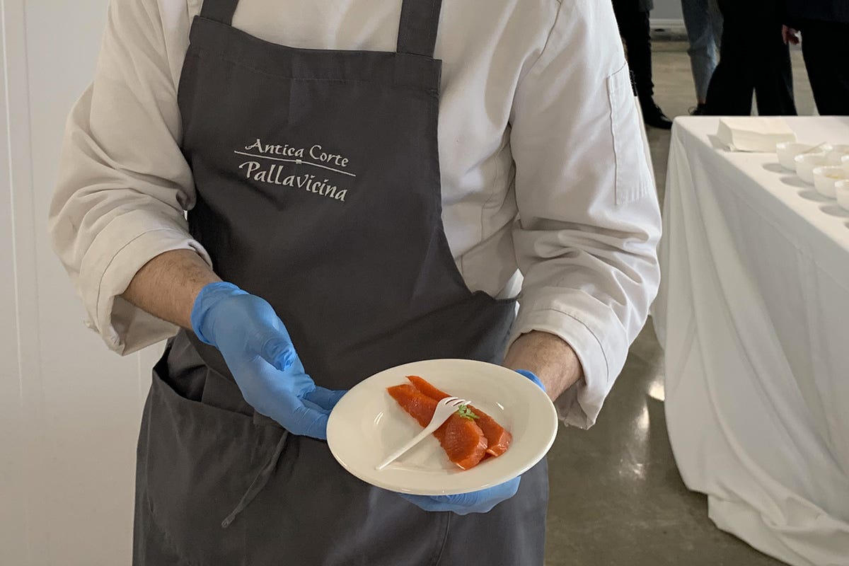 Il servizio catering è stato organizzato dai fratelli Spigaroli Nuovo stabilimento per Foodlab