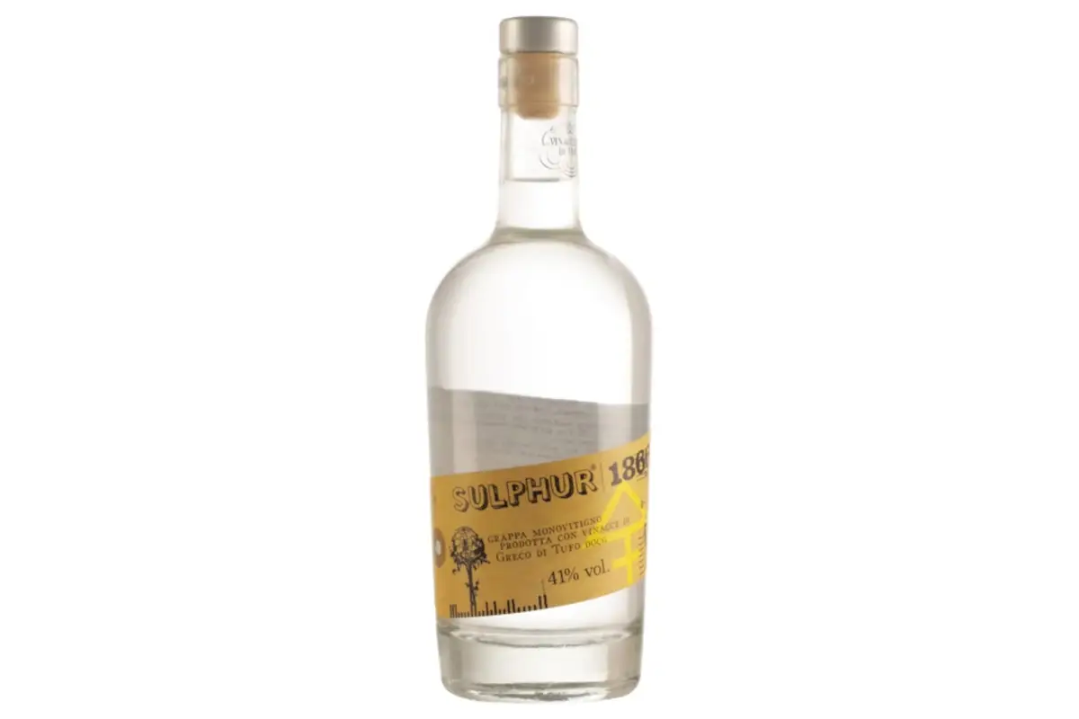 Sulphur 1866 Grappa monovitigno di Greco di Tufo Docg di Vinaccerie di Tufo