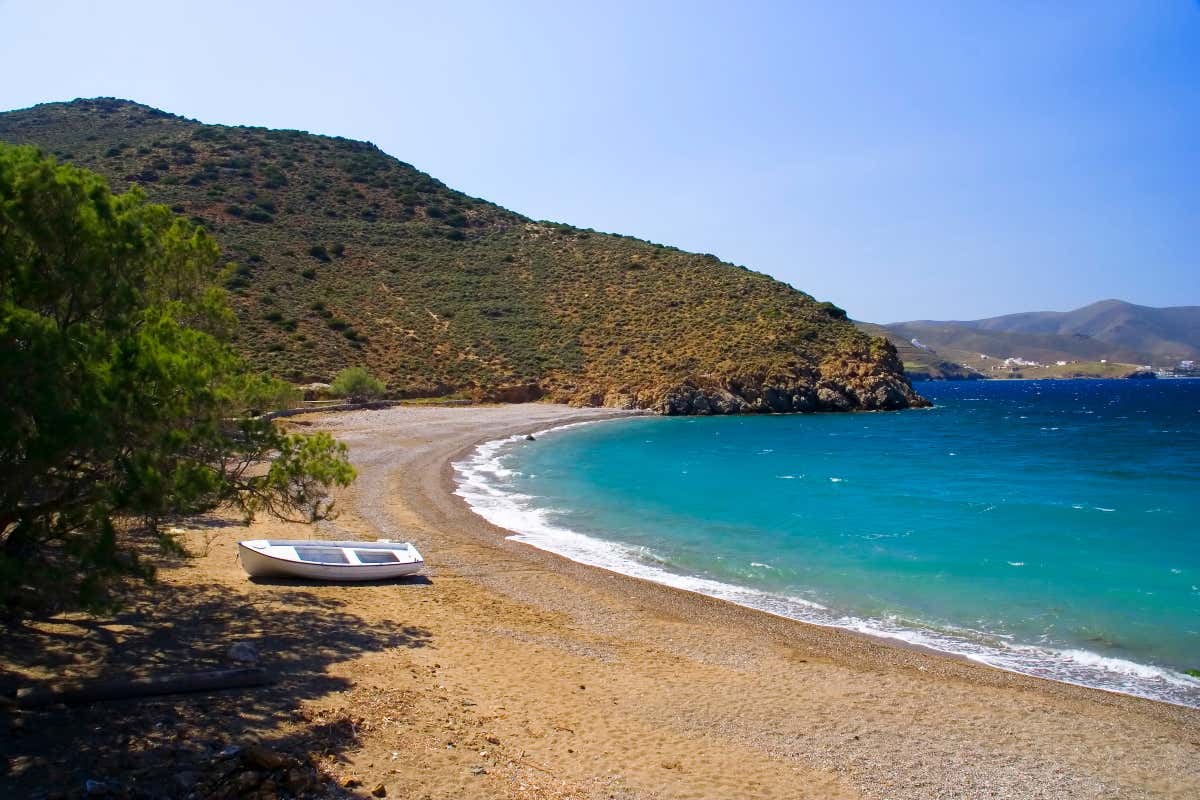 Una delle spiagge di Astypalea