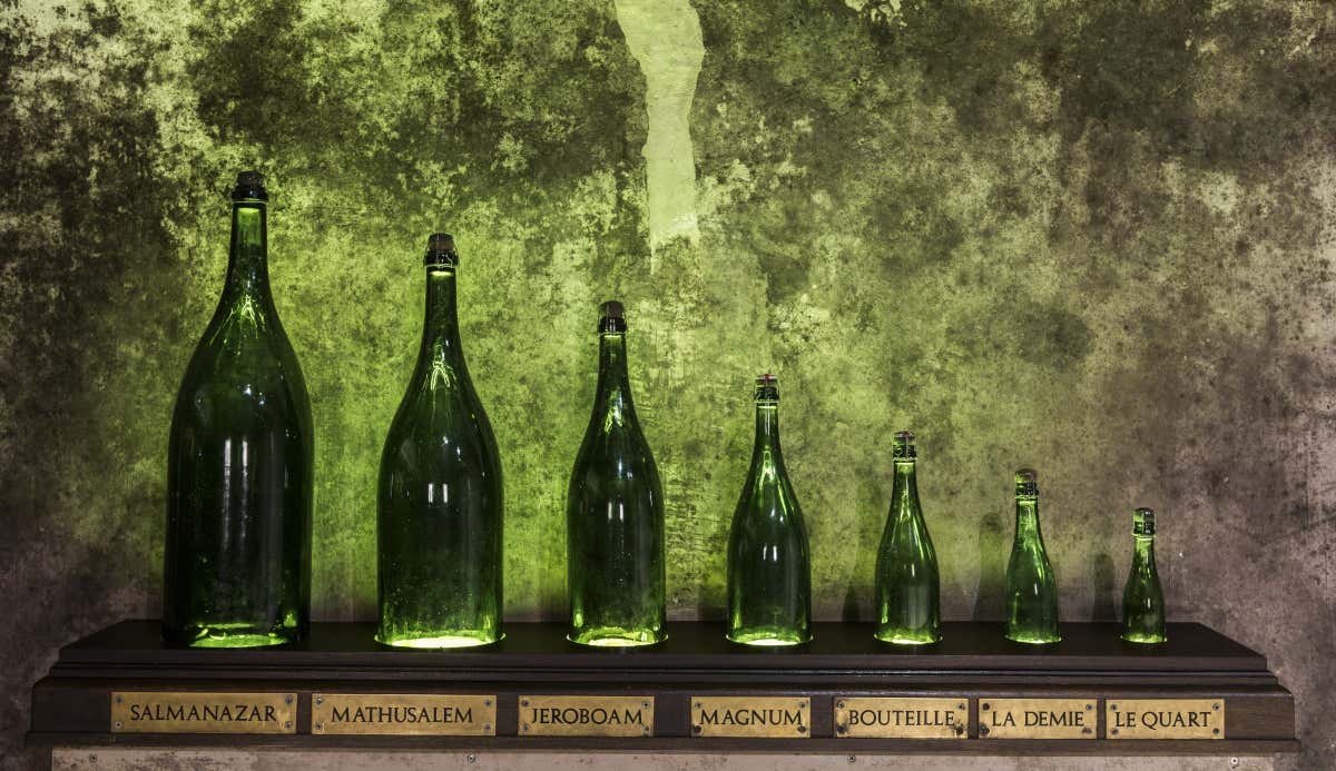 I differenti formati delle bottiglie di Champagne