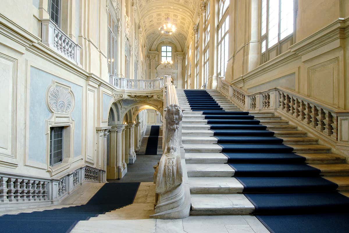 Lo scalone di Juvarra a Palazzo Madama