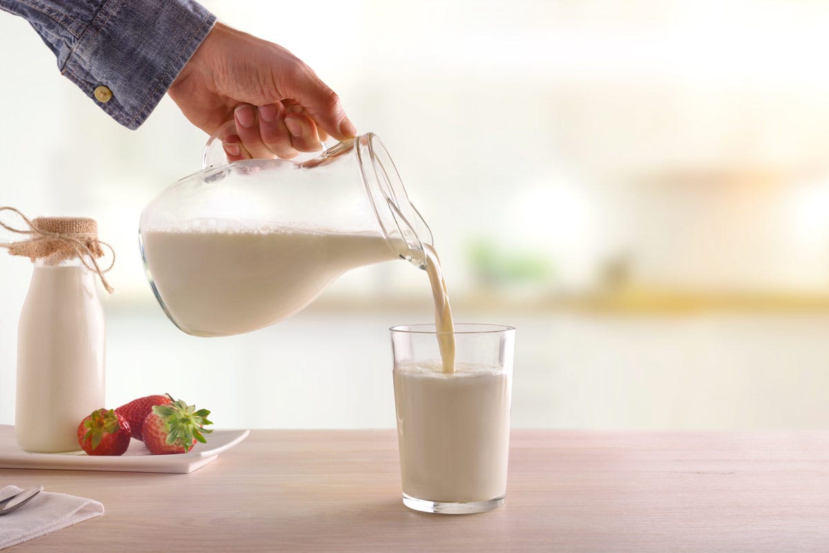 Latte Il latte non può mancare a colazione ma c'è chi predilige lo yogurt o le bevande vegetali