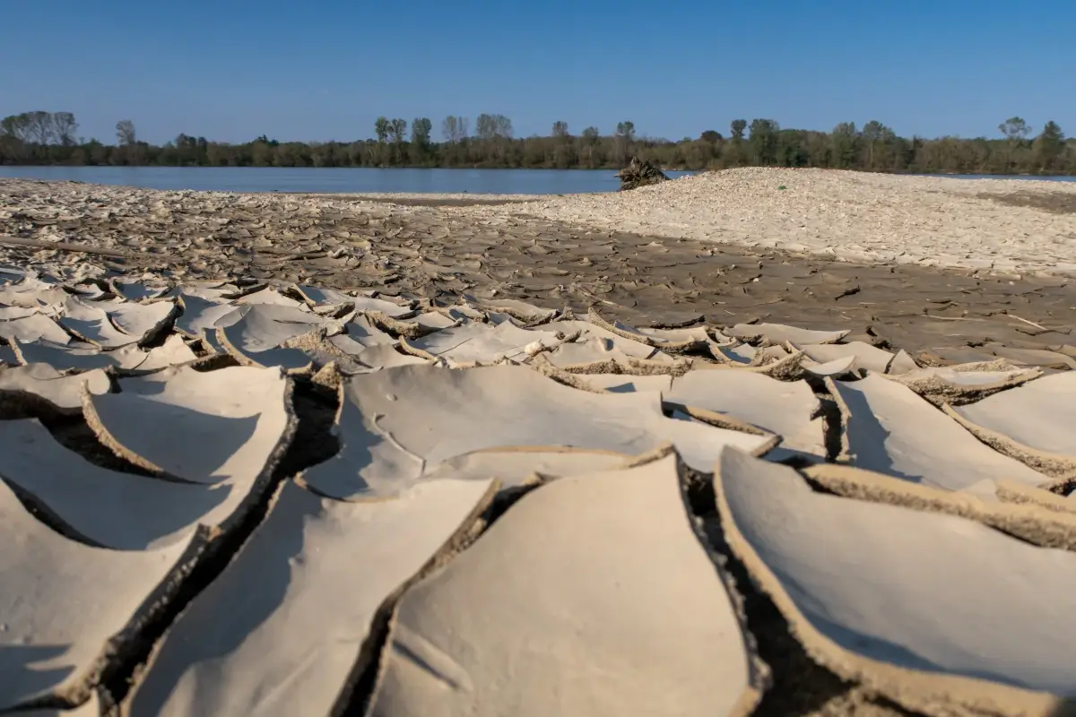 Siccit&agrave;, il Po pi&ugrave; asciutto che a Ferragosto. E il caldo fa produrre meno latte