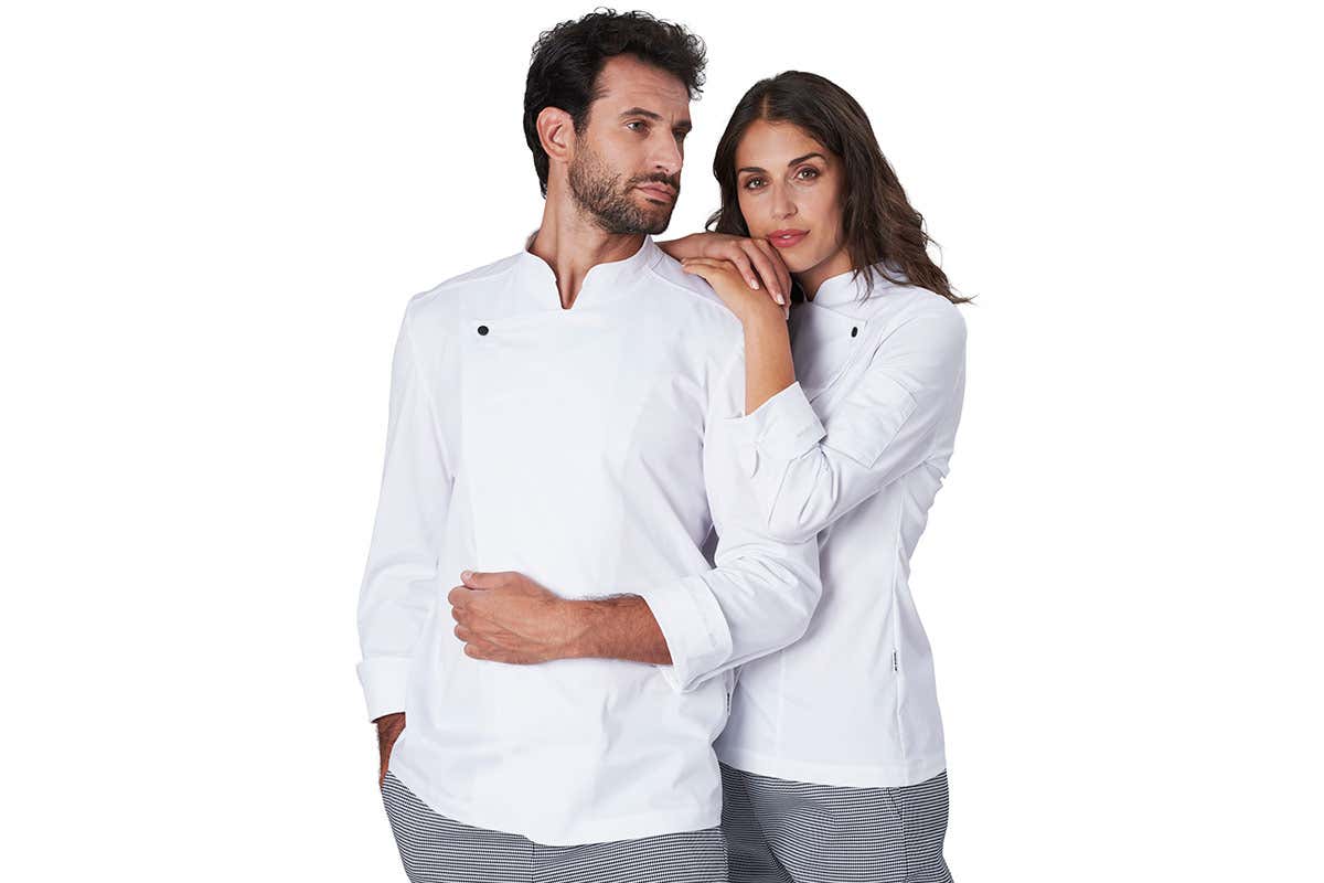 Giacca chef Dante C’è poesia nei capi Siggi per la ristorazione