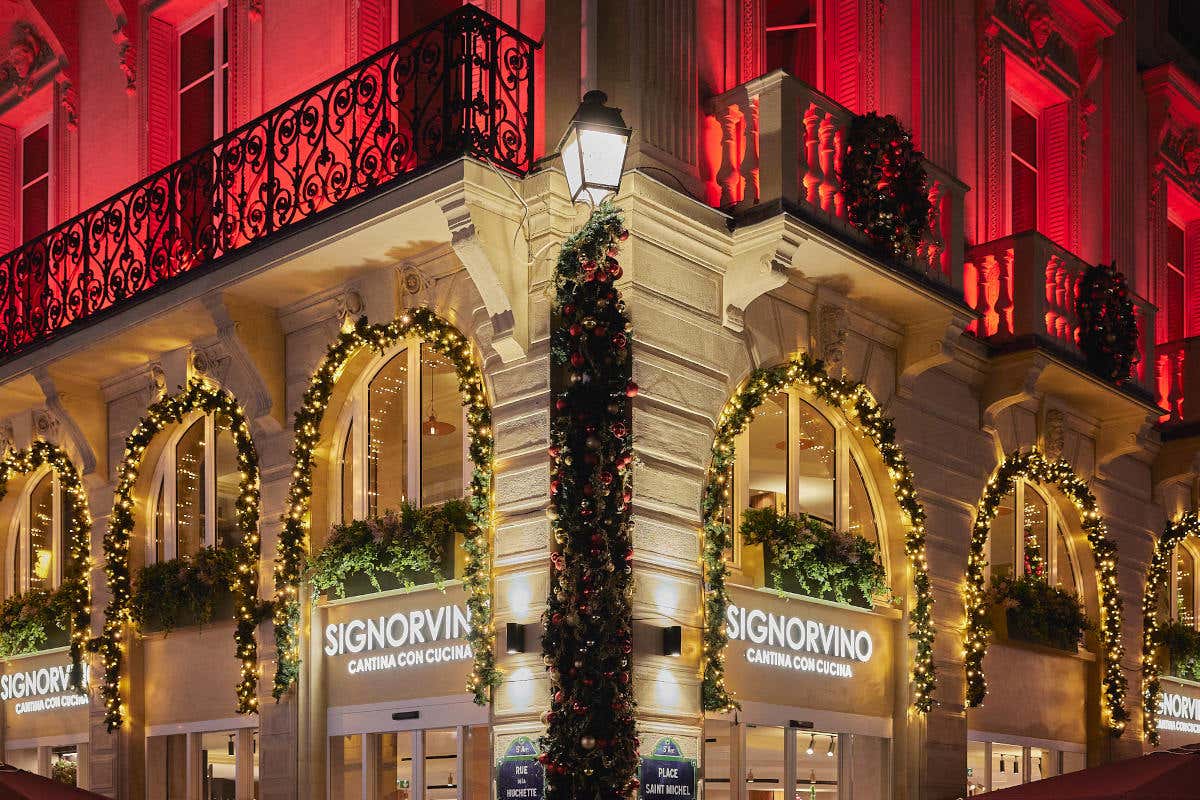 Signorvino apre a Parigi (dopo Praga) con tre piani in Place Saint Michel