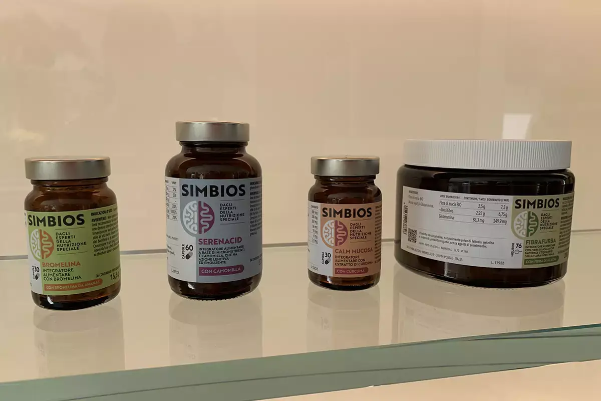 La gamma Simbios consente un approccio personalizzato Dr. Sch&auml;r presenta Simbios, per il benessere di intestino e mente