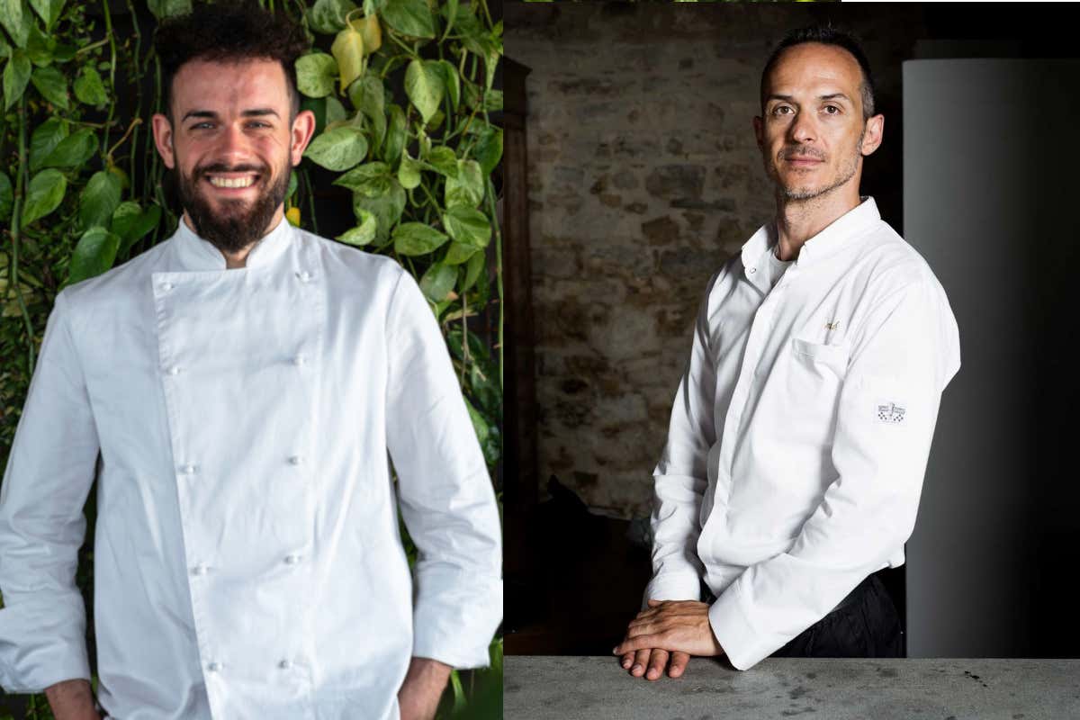 Da sinistra Alessandro Rossi e Maurizio Bardotti Sina chef's cup fa tappa a Viareggio: in cucina Alessandro Rossi e Maurizio Bardotti