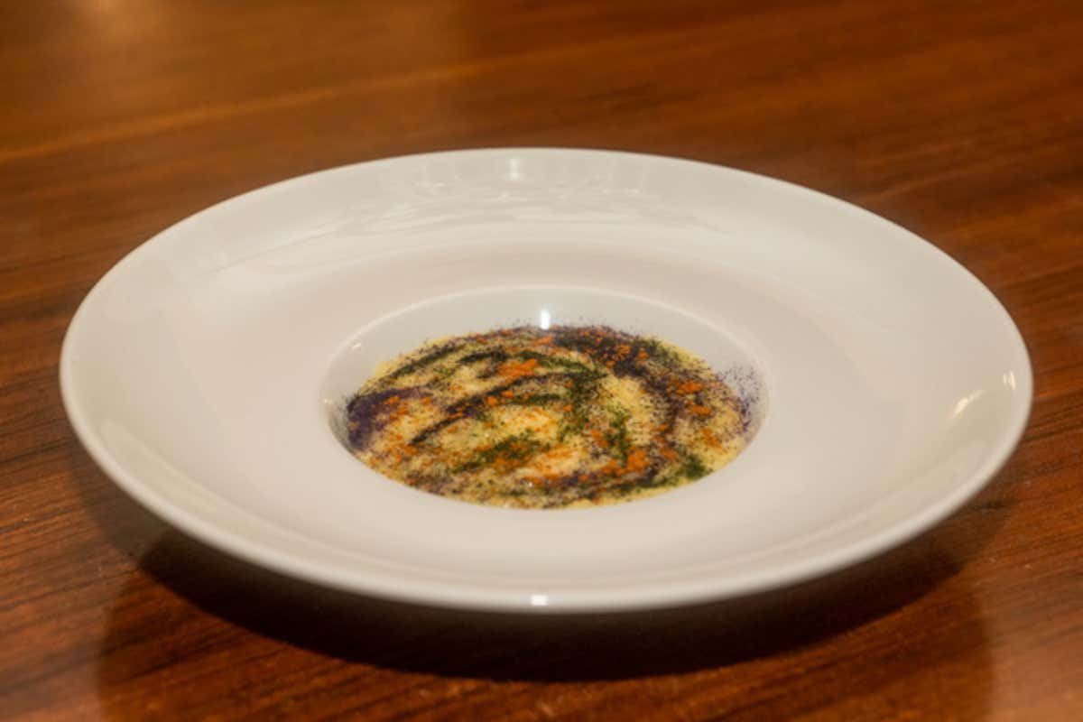 Il piatto di Vincenzo Guarino Vincenzo Guarino e Giancarlo Polito in cucina incantano al Sina chefs' Cup