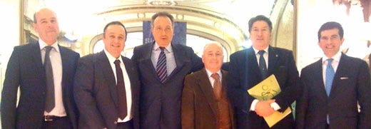 Da sinistra: Luciano D'Aponte, Marco Fiorentino, Gianfranco Nappi, Silvano Ferri, Enrico Lupi e Carlo Ercolino 
