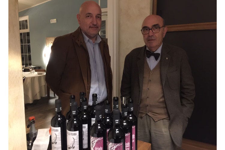 Luciano Chenet e Silvio Magni (Slow Food al Casual Restaurant Alex Manzoni riscopre la spalla di pecora)