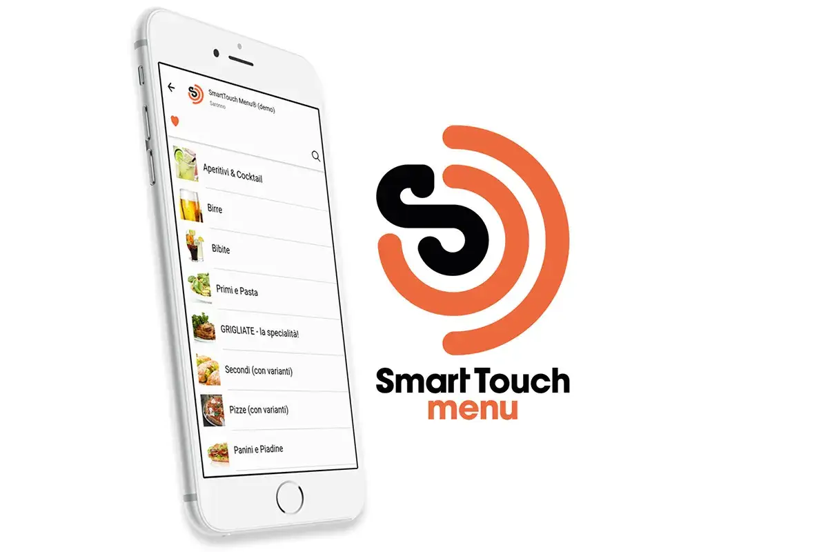 SmartTouch Menu Restyling per SmartTouch Menu, la App per la gestione digitale degli ordini