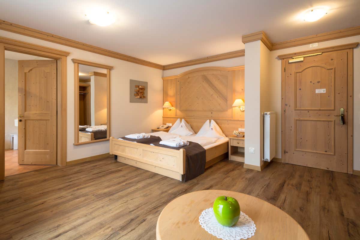 Ampi spazi nella camere del Gassenhof