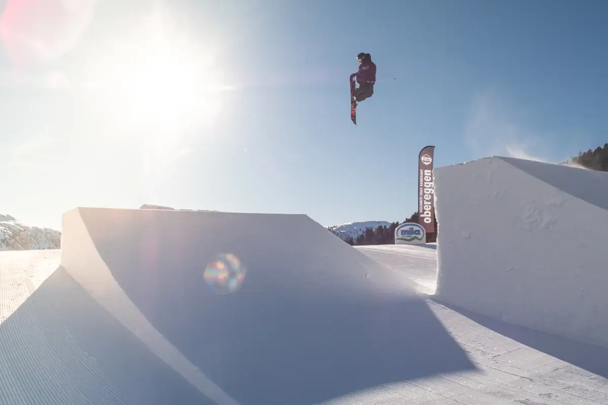 Carezza e Obereggen, il paradiso dello snowboard nel cuore delle Dolomiti