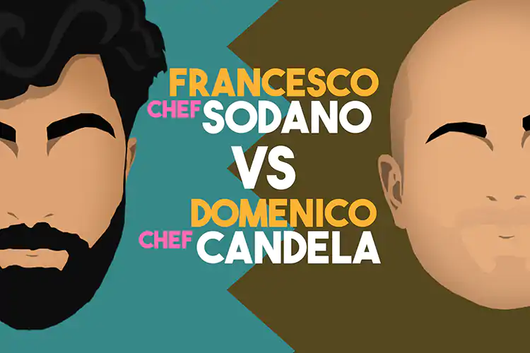 Lo chef Domenico Candela ospiter&agrave; al George una cena a 4 mani con lo chef Francesco Sodano&nbsp; Gli chef Candela e Sodano insiemeCena a 4 mani al George di Napoli