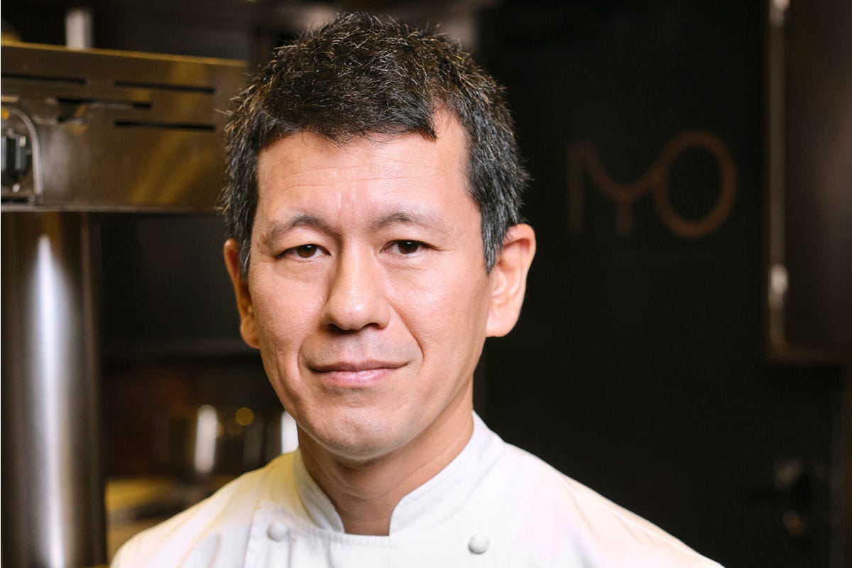 Lo chef Katsumi Soga  
