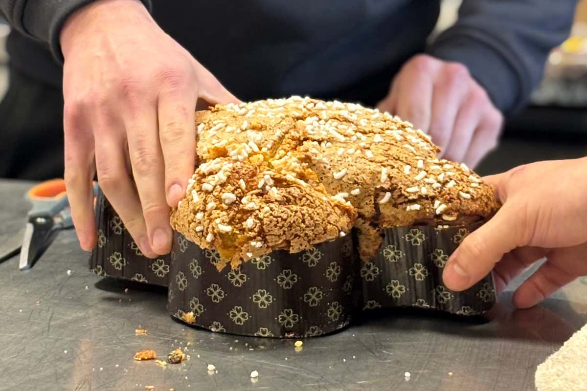 Nella masterclass in collaborazione con Molino Spadoni colomna e grandi lievitati protagonisti