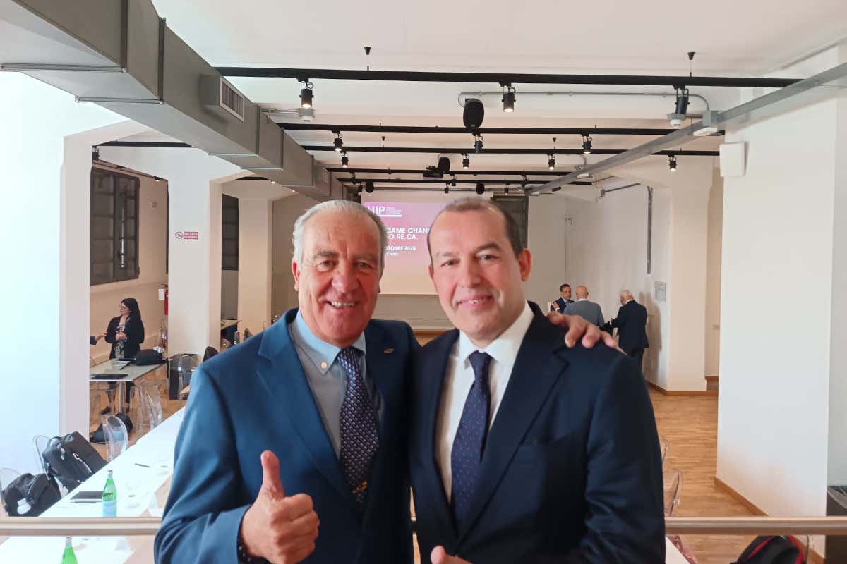 Valerio Beltrami, presidente Solidus Fiapor, con Albert Planas, managing director di NEBEXT
