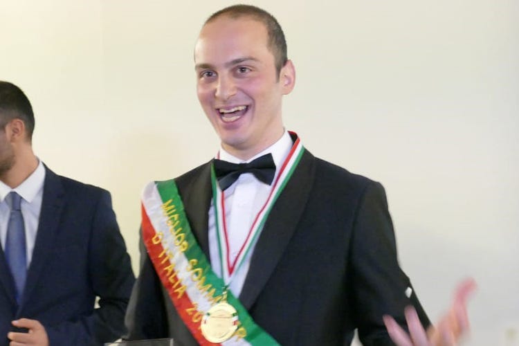 Mattia Cianca (Sommelier d’Italia Aspi incorona Mattia Cianca)
