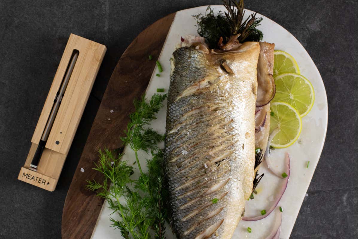 Il branzino Meater plus: il termometro intelligente che svela i segreti di cottura della carne