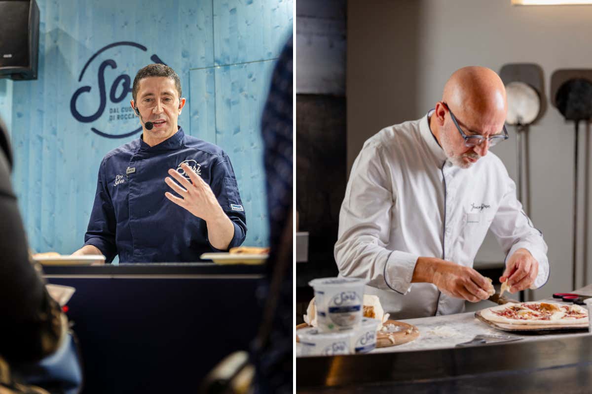 I maestri pizzaioli Ciro Salvo e Franco Pepe, ambassador di Sorì