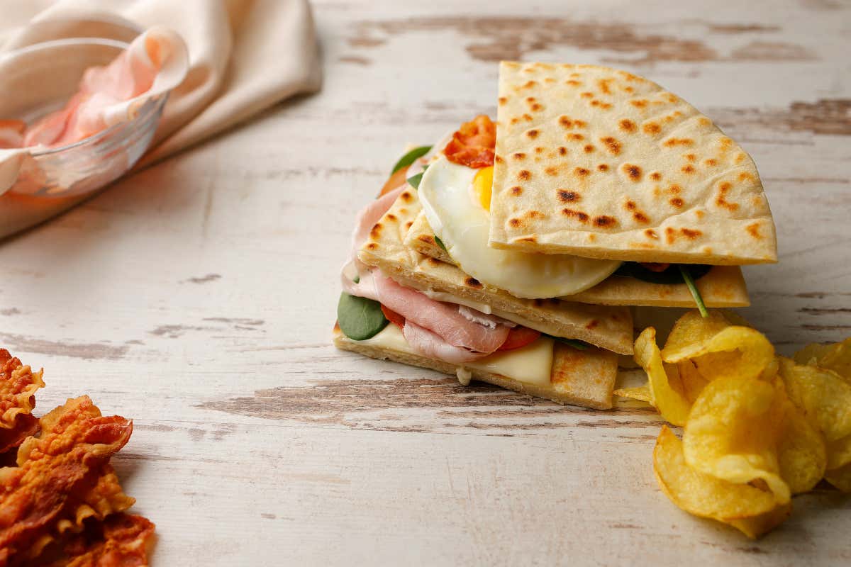 Con le Palline surgelate di Molino Spadoni si possono realizzare anche gustose piadine