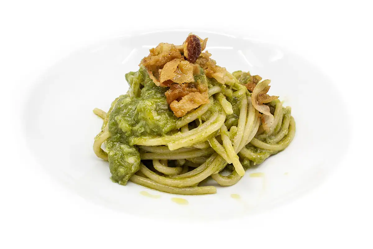Spaghetto, coda di rospo, cicoria, guanciale Dalla vigna alla tavola riscopre la minestra ATTESA