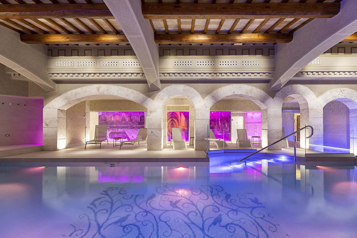 La spa Torre del Nera a Scheggino, più che un albergo, un piccolo borgo umbro