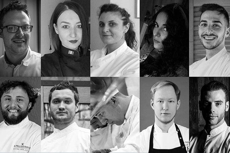 I finalisti (S.Pellegrino Young Chef, in 10 per la finale Italia e Sud-Est Europa)