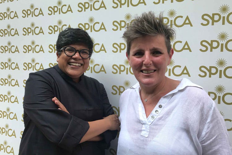 Ritu Dalmia e Viviana Varese (Inclusività e condivisione La cucina di Spica è globale)
