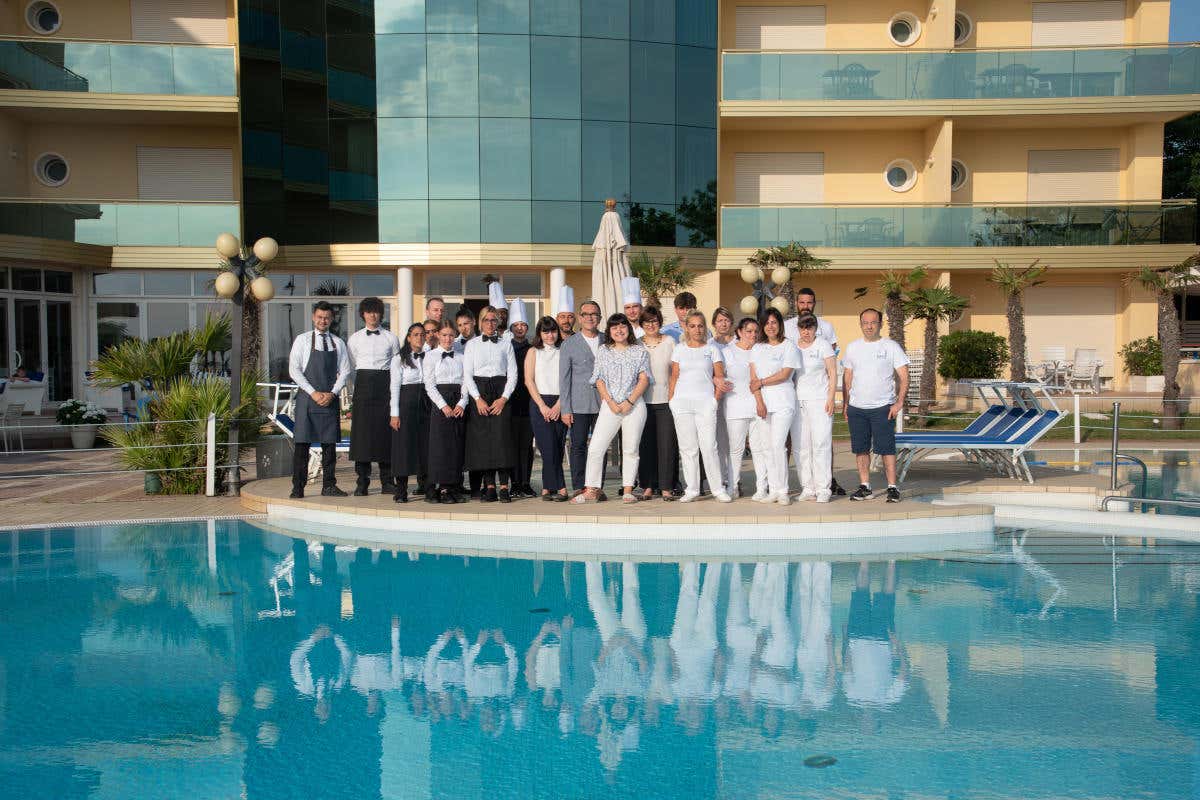 Lo staff dei Ricci Hotels Ricci Hotels: sulla riviera romagnola cinque strutture per vacanze per ogni gusto