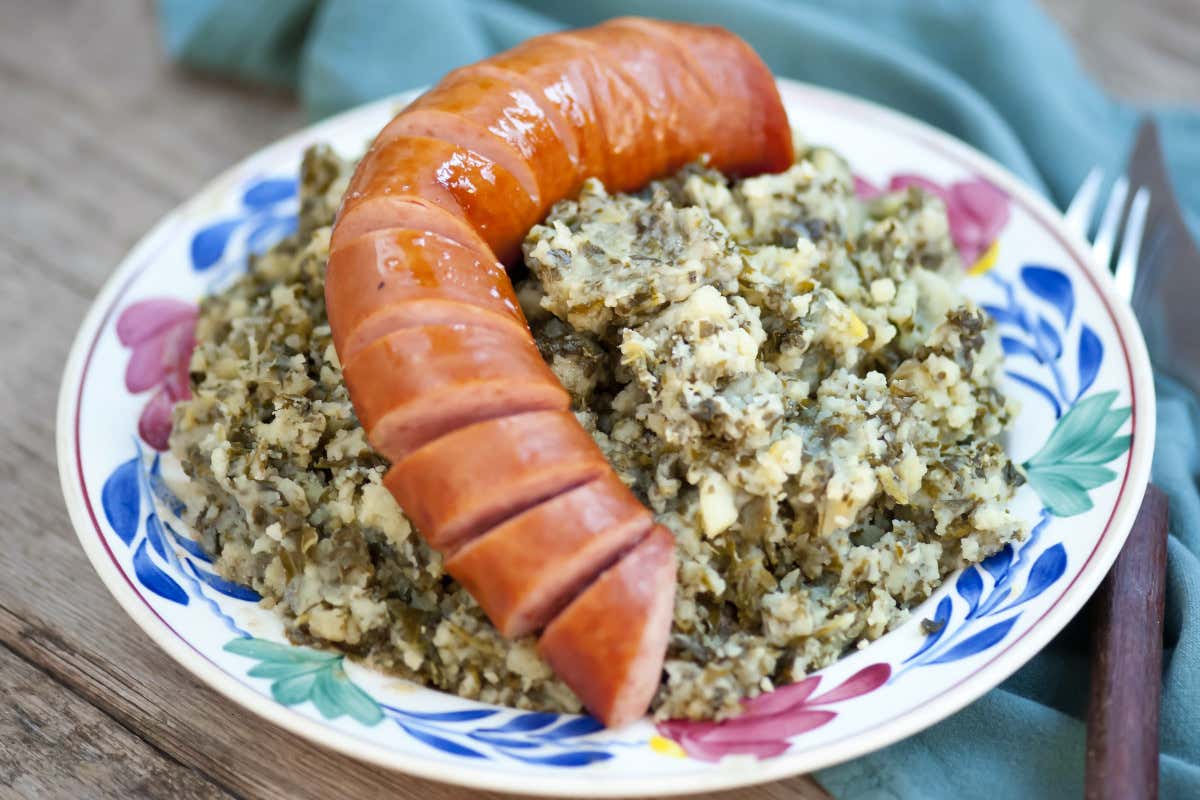 Lo stamppot unisce patate e verdure