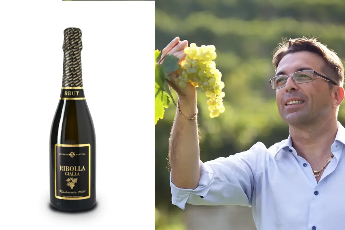 Stefano Bottega e la sua Ribolla Gialla Ribolla Gialla Brut, piacevole alternativa al Prosecco