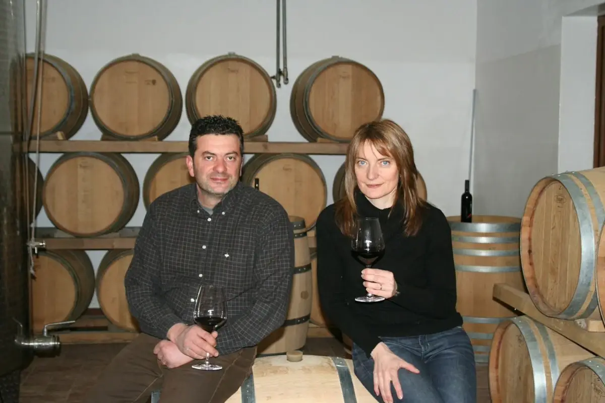 Stefano Billi con la moglie Silvia Menicagli&nbsp; Azienda agricola Fornacelle, il vino a Bolgheri tra tradizione e futuro