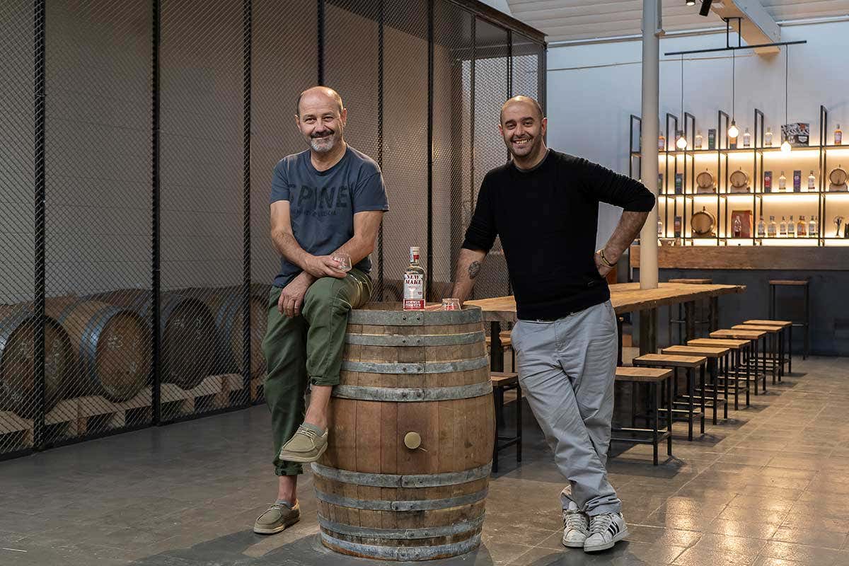 I due fondatori di Strada Ferrata Dalla birra ai distillati, Strada Ferrata innova con la linea spirits New Make