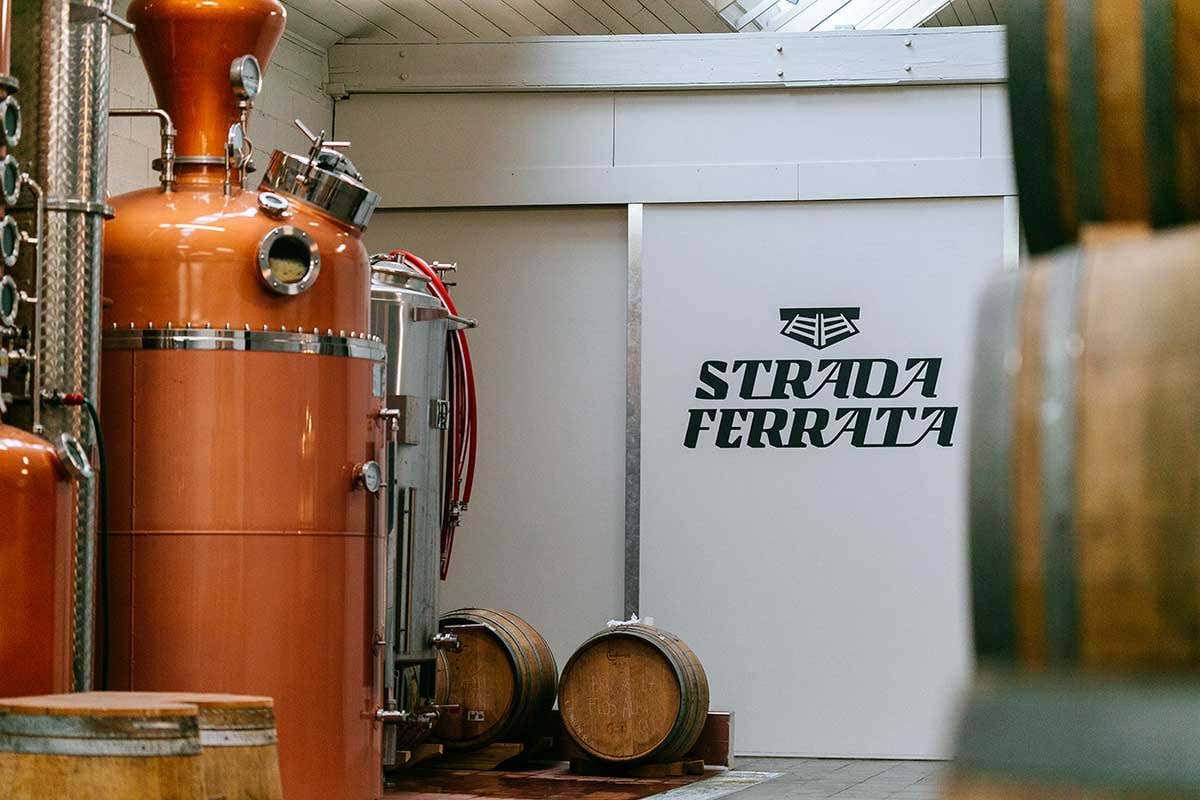 La distilleria Strada Ferrata Dalla birra ai distillati, Strada Ferrata innova con la linea spirits New Make