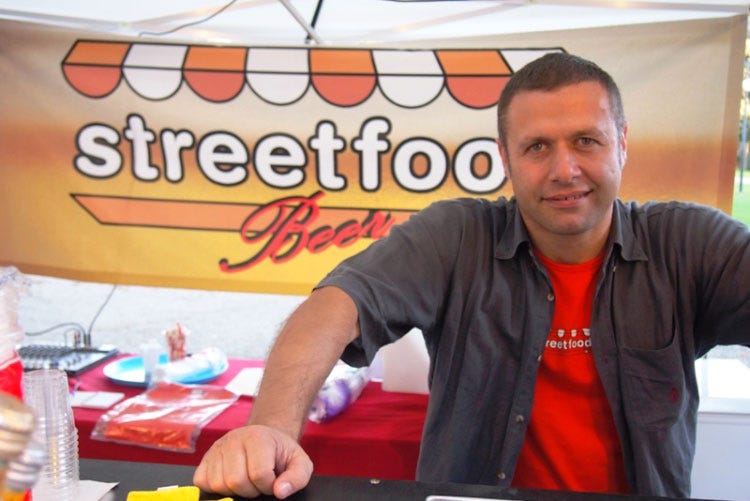 Massimiliano Ricciarini (I primi dieci anni di Streetfood «Venga riconosciuto il cuoco di strada»)