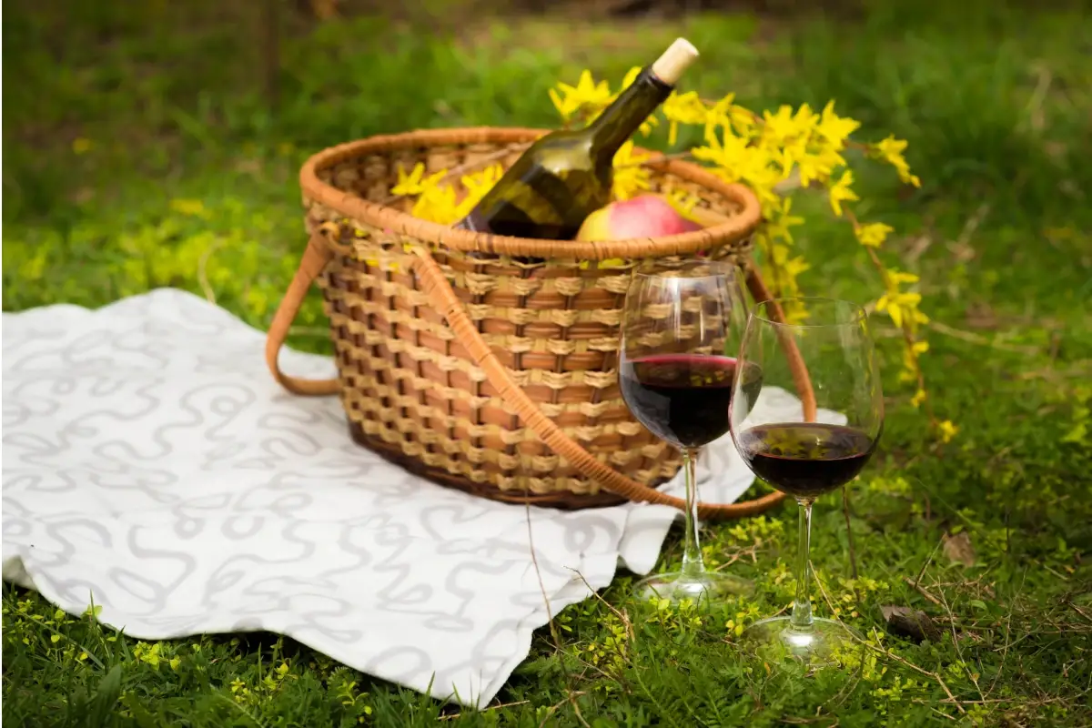 Bottiglie e picnic per una primavera all'aria aperta nel segno delle novit&agrave;