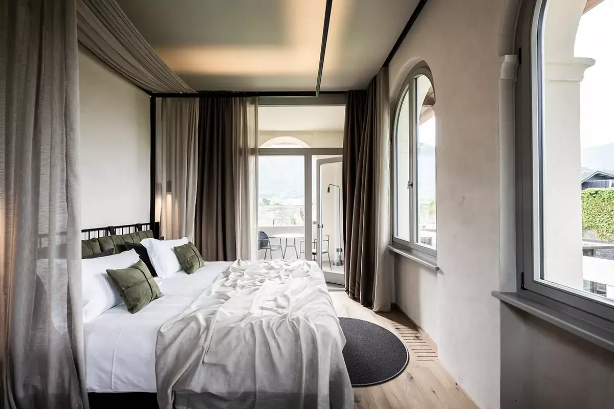 Suite Loggia. Foto: Alex Filz L’Arx Vivendi si impara soggiornando in un monastero… di design