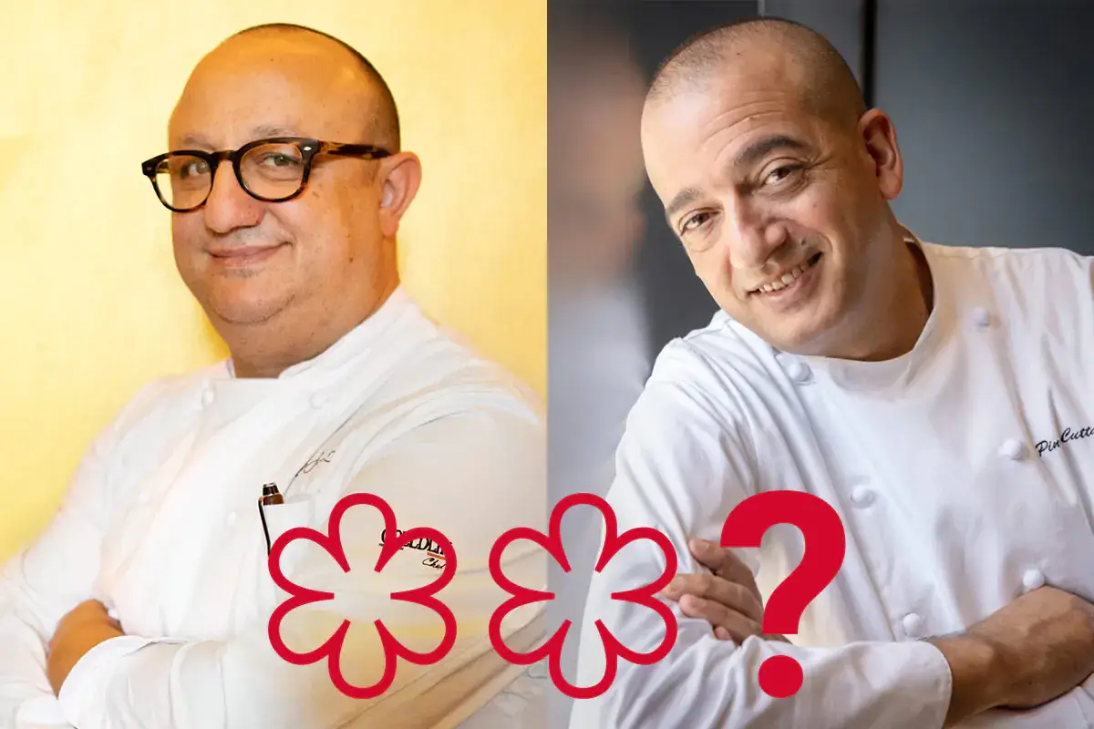 Da sinistra, Ciccio Sultano e Pino Cuttaia entrambi due stelle Michelin in Sicilia Niente terza stella in Sicilia. Cuttaia e Sultano a bocca asciutta, ma le basi ci sono