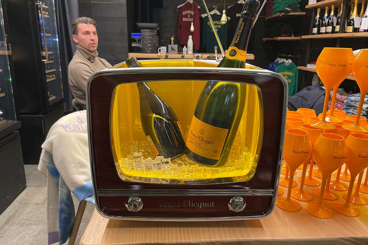 Courmayeur, con Super G e Champagne a porter, l'après-ski è tutta un'altra cosa...