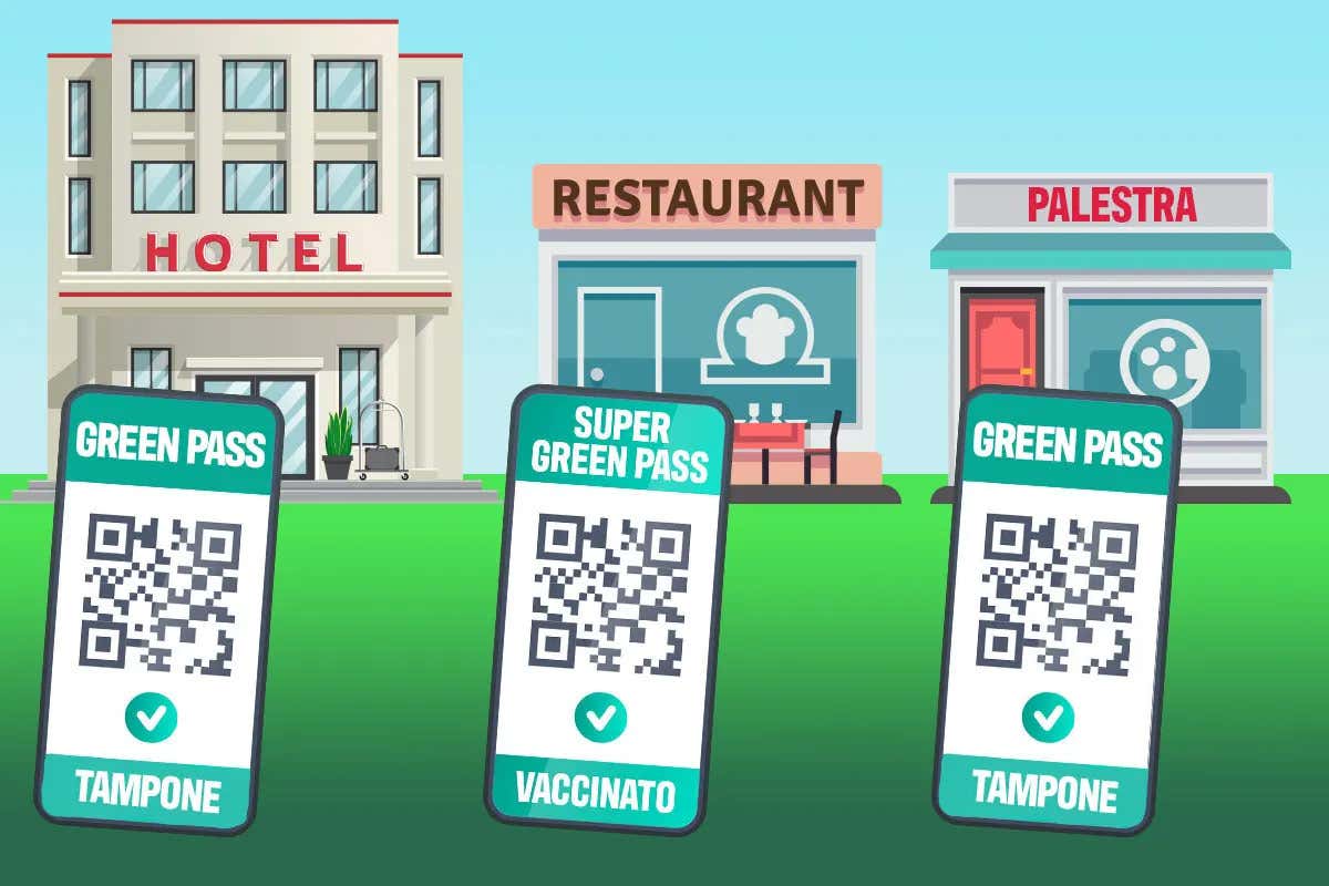 Super green pass già in zona bianca: in ristoranti e discoteche solo vaccinati, per l'hotel basta il tampone