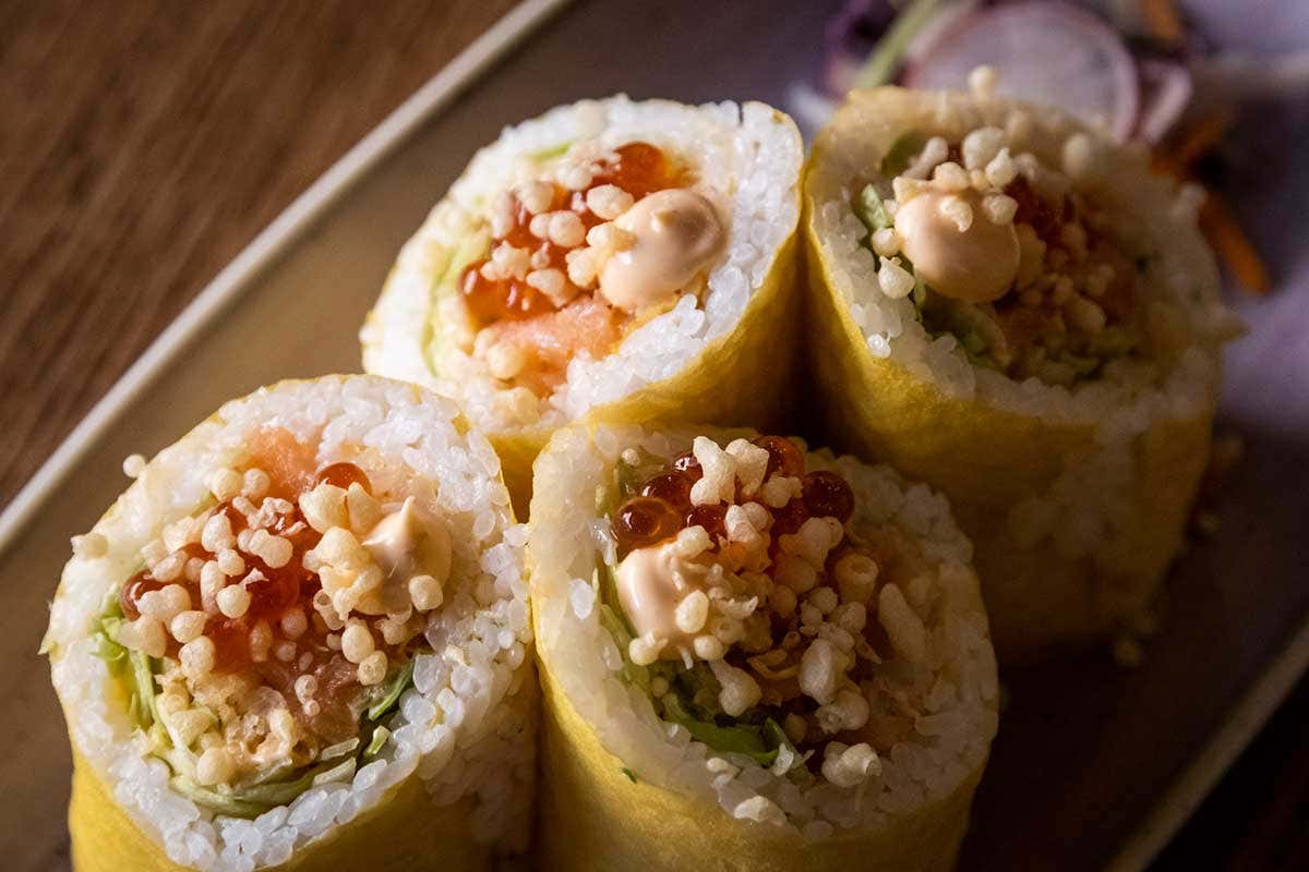 Alcuni piatti nel menu di Tacomaki Dall'unione fra la cucina giapponese e messicana nasce Tacomaki Alcuni piatti nel menu di Tacomaki Dall'unione fra la cucina giapponese e messicana nasce Tacomaki