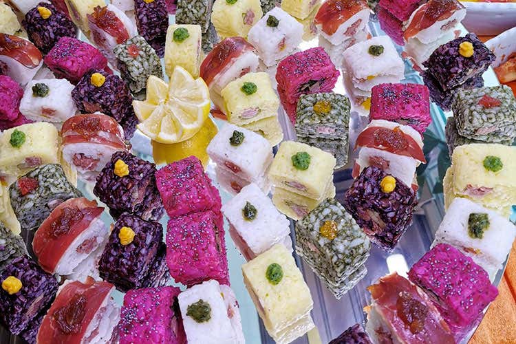 Le diverse varianti del sushi d'oca - Sushi d'oca, a Mortara tradizione e innovazione si fondono in gastronomia