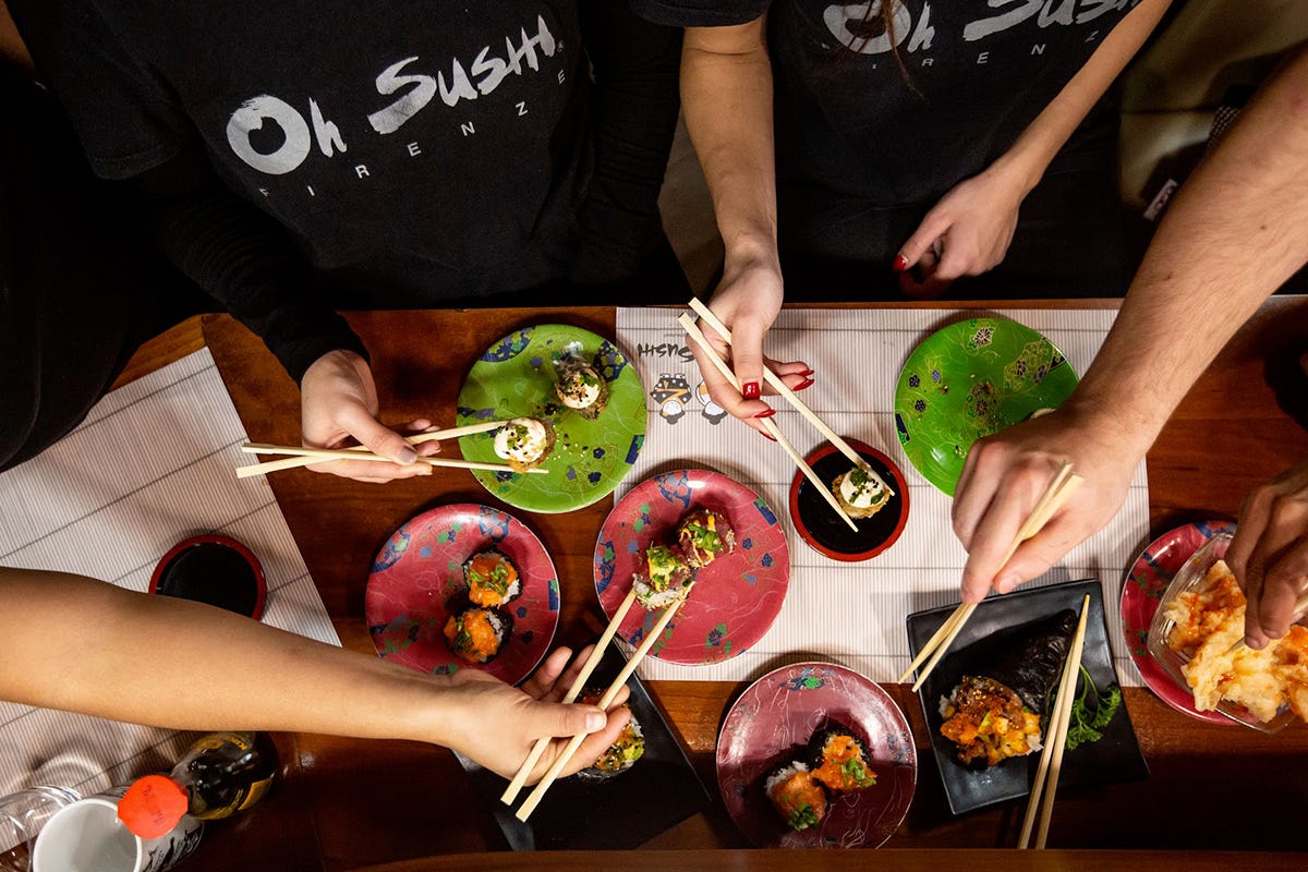 Il bello di condividere Oh Sushi, un angolo di Giappone a Firenze