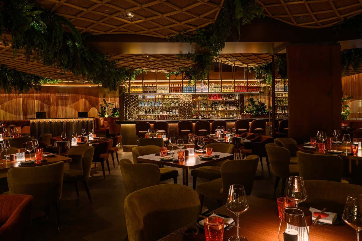 La sala di Sushisamba a Milano