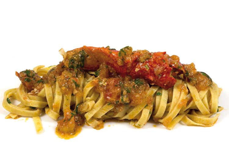 Tagliolini al ragù di astice