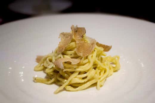 Tajarin al tartufo bianco