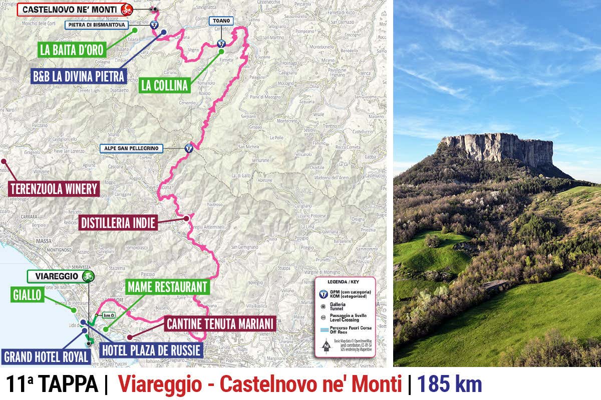 Emilia in rosa: l'11ª tappa del Giro d'Italia tra Viareggio e Castelnovo ne' Monti