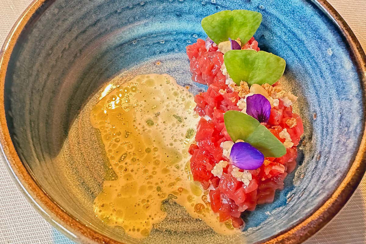 Artifex, il ristorante gourmet del Feuerstein Resort. Garantisce chef Tina Marcelli